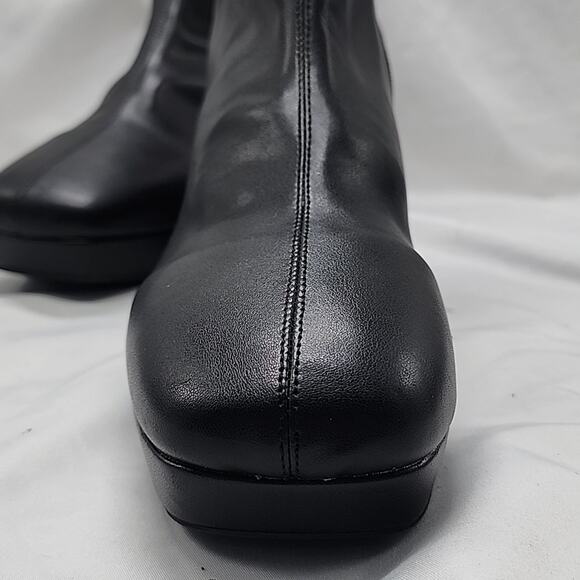 ●AEROSOLE●NEW●🚨●SUSEX●BLACK● MID CALF BOOT●DIAMOND FLEX SOLE●LADIES●NWOB🔥 - Picture 13 of 16